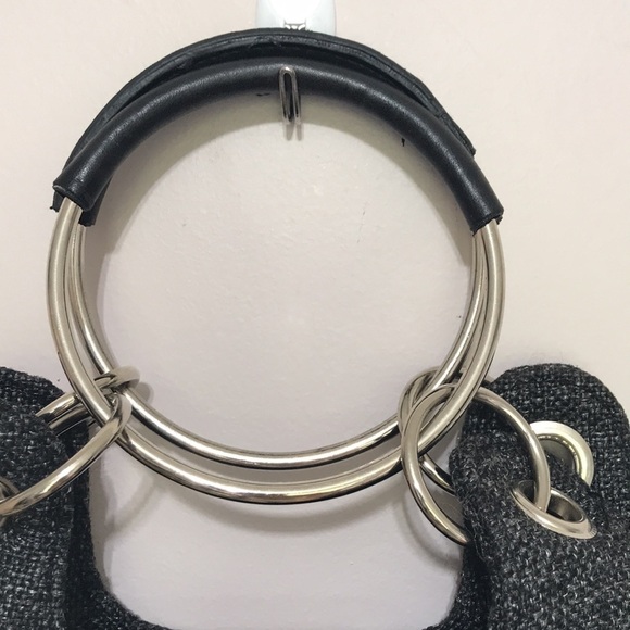 NICOLE Lee Collection beaded fabric tweed handbag - Picture 4 of 10